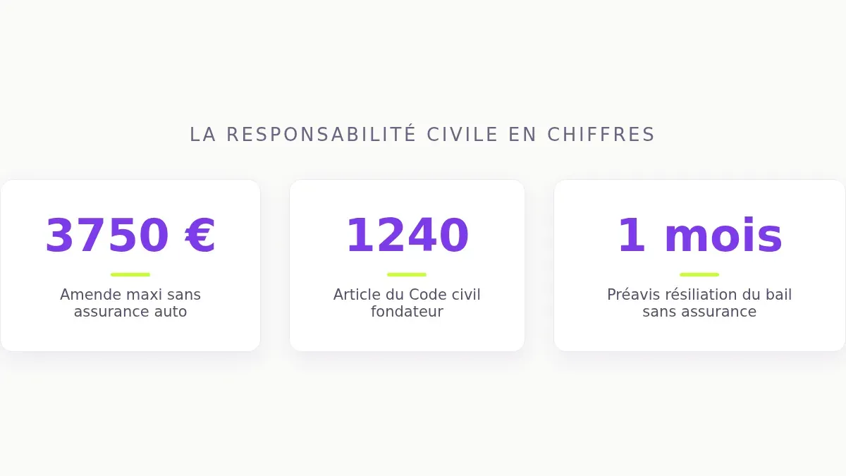 La responsabilité civile en chiffres